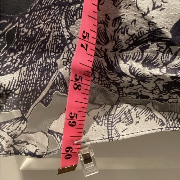 NWT JS Collections Blue Maddison V-neck Column Gown Size 2 - Picture 6 of 9